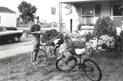 Stan Kulikowski; bike trip camping Friends WSU